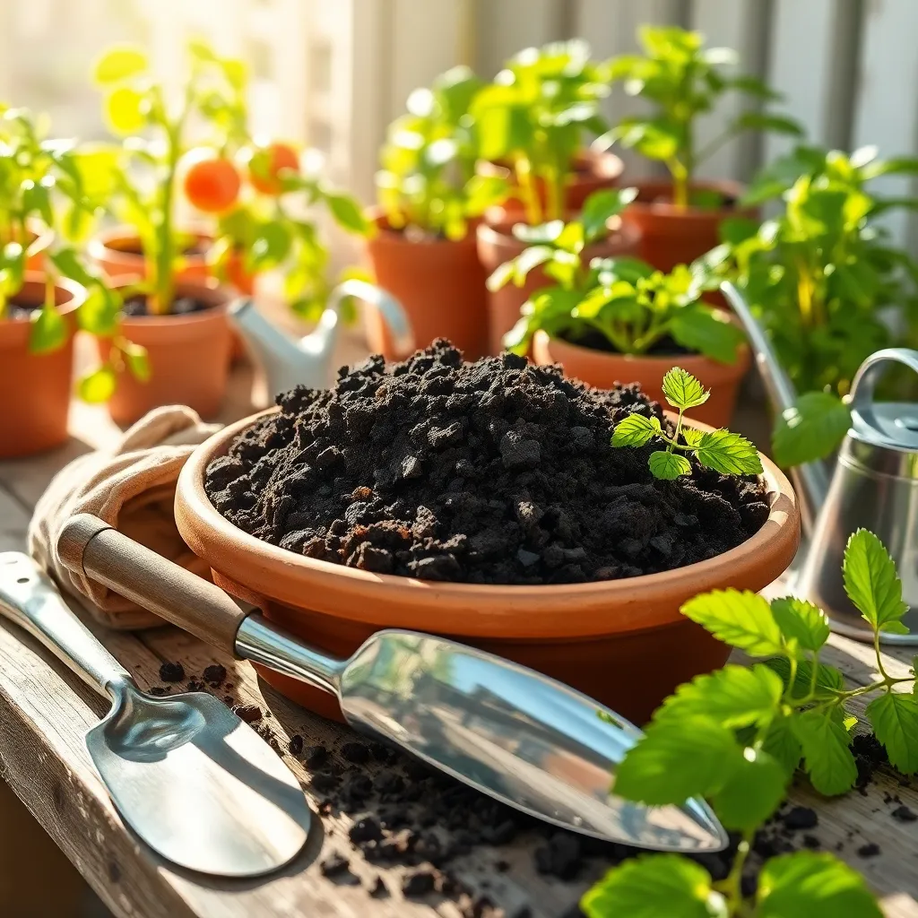 Fill with Quality Potting Mix