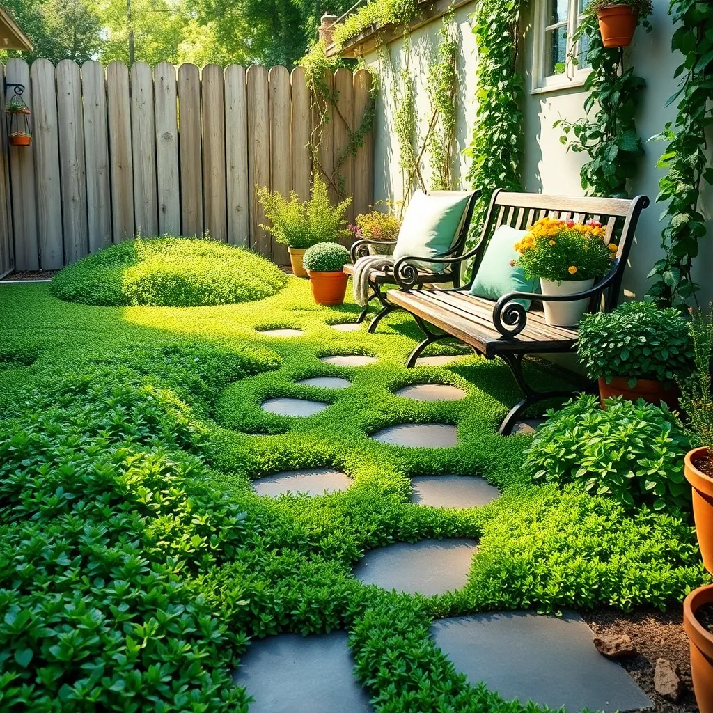 Creeping Thyme Groundcover (Fragrant, Space-Saving Solution)
