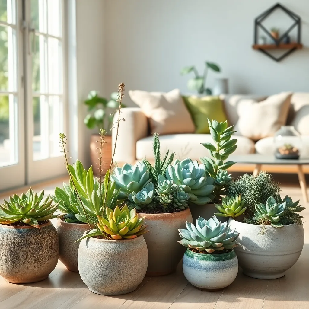Boosting Mood with Succulents