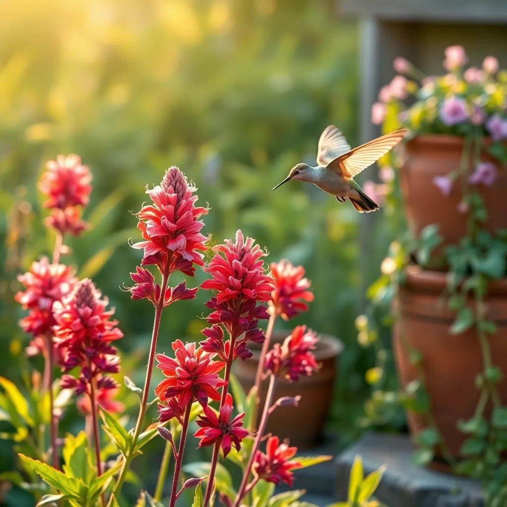 Bee Balm (Vibrant Colors for Hummingbirds)