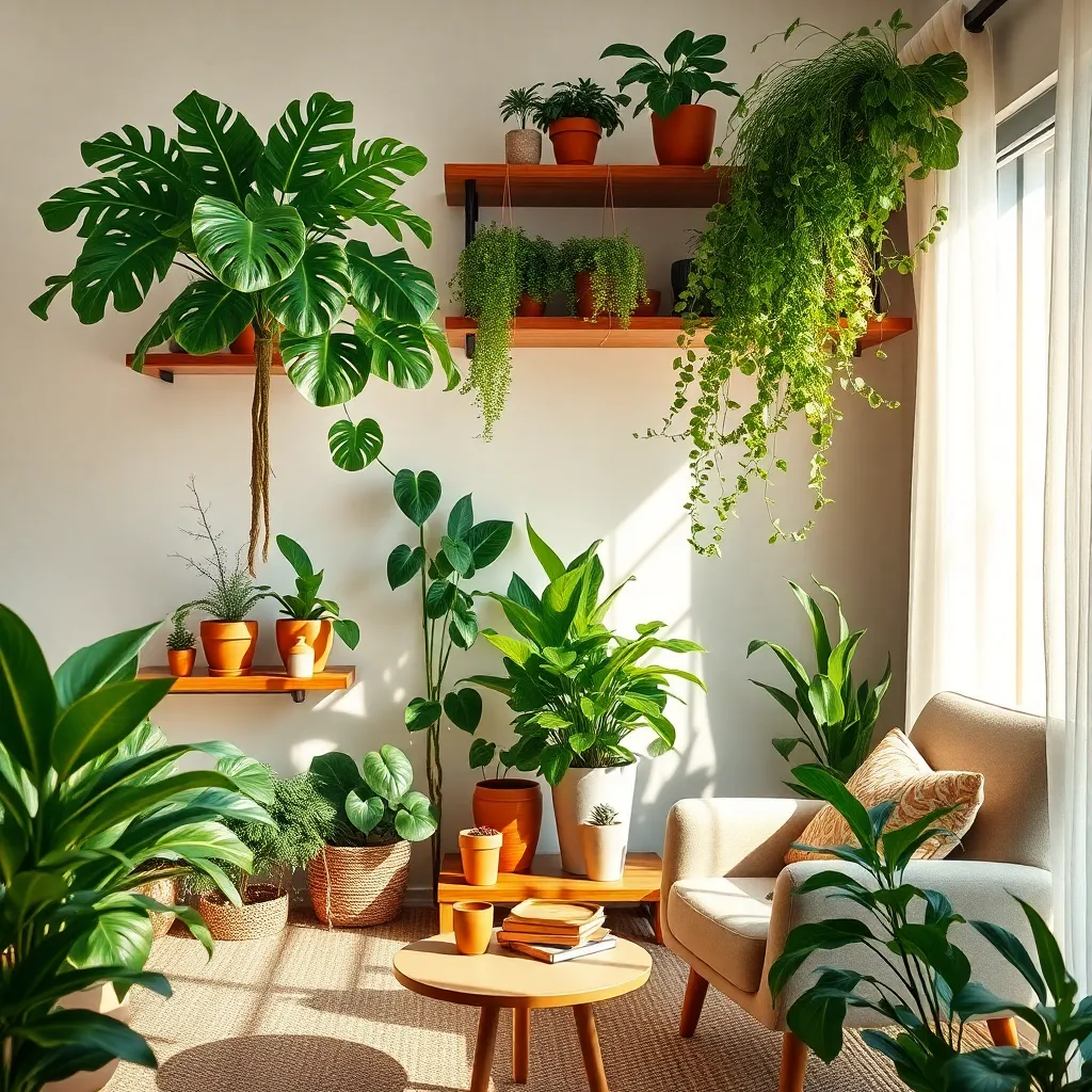 Arranging Indoor Plants Aesthetically