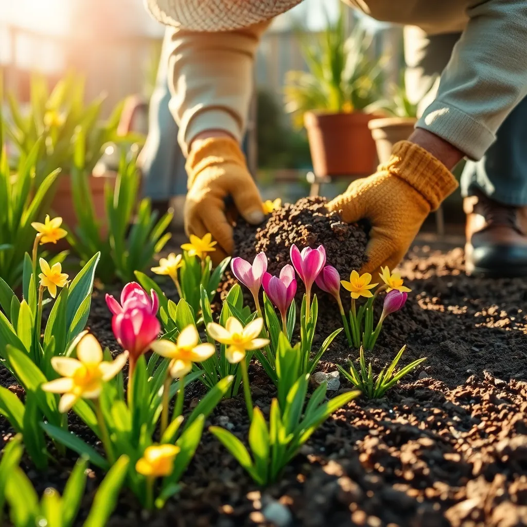 Caring for Emerging Spring Flowers