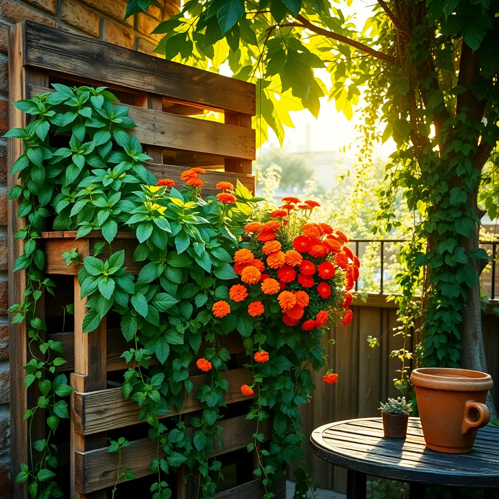 Repurpose Pallets for Vertical Growth