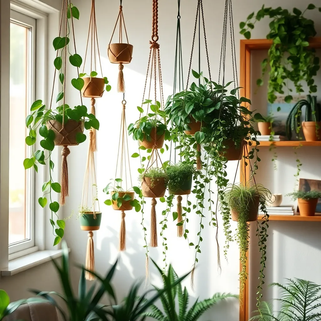 Incorporate Hanging Plant Displays