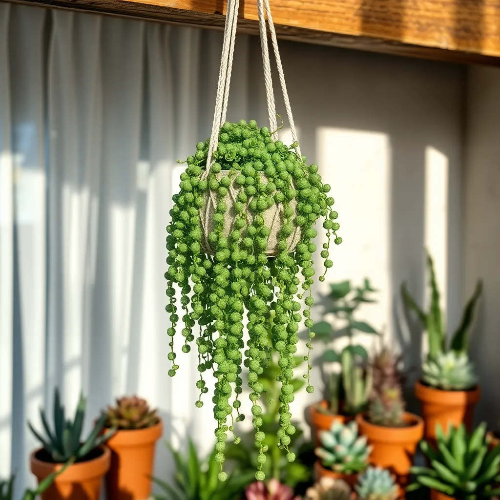 String of Pearls (Senecio rowleyanus)