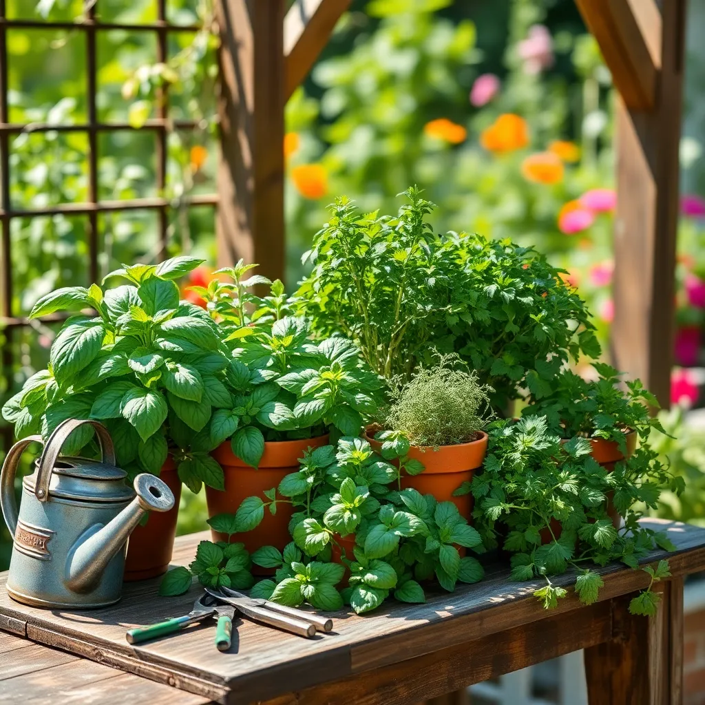 Group Herbs with Similar Needs