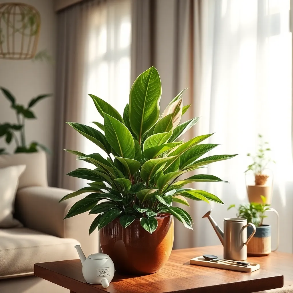 Chinese Evergreen (Aglaonema commutatum)