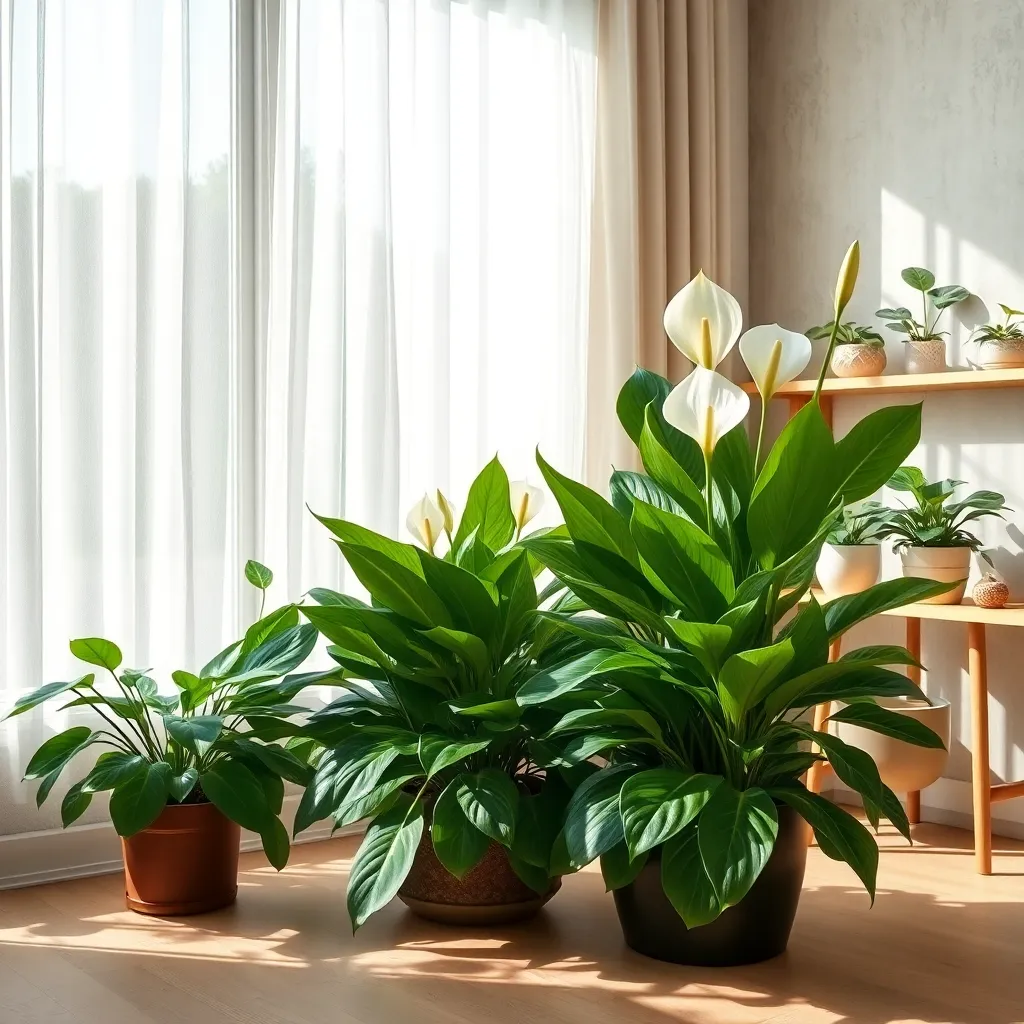 Enhancing Ambiance with Peace Lilies
