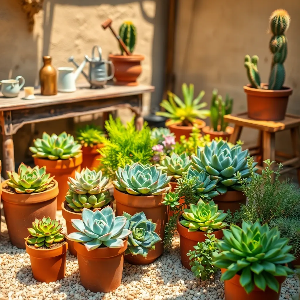 Succulent Collection (Drought-Resistant Wonders)