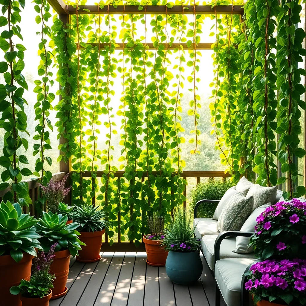 Climbing Ivy (Natural Privacy Screen)