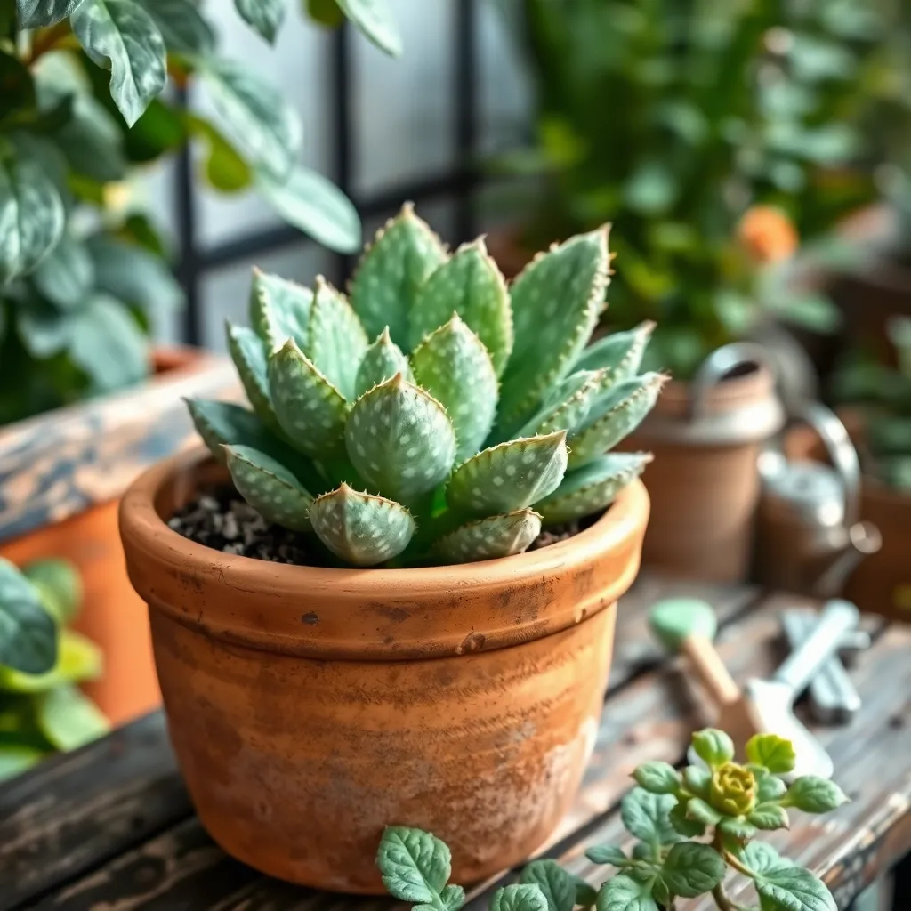 Gasteria 'Little Warty' (Gasteria bicolor var. liliputana)