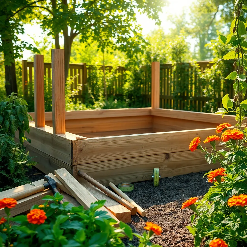 Assemble the Garden Frame