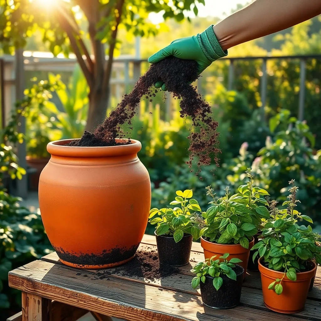 Fill with Quality Potting Mix