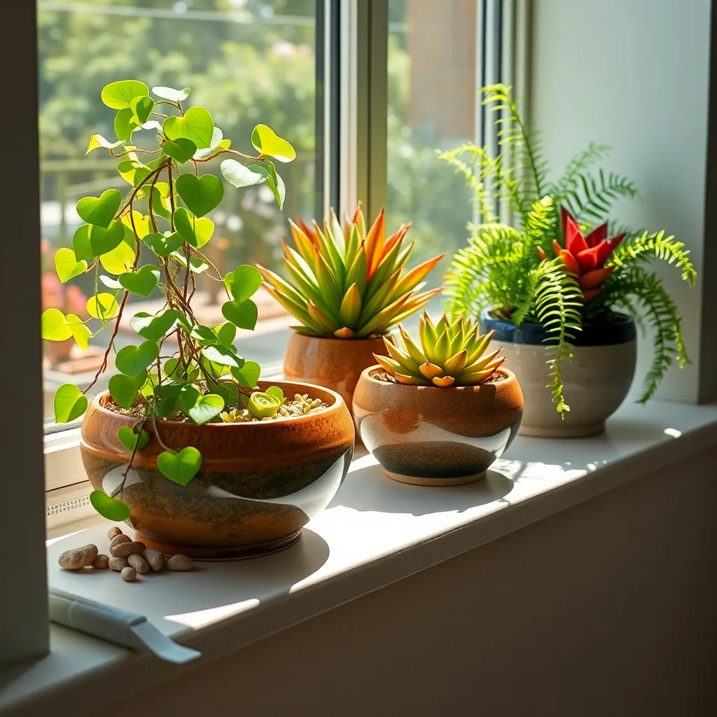 Display Plants in Decorative Bowls