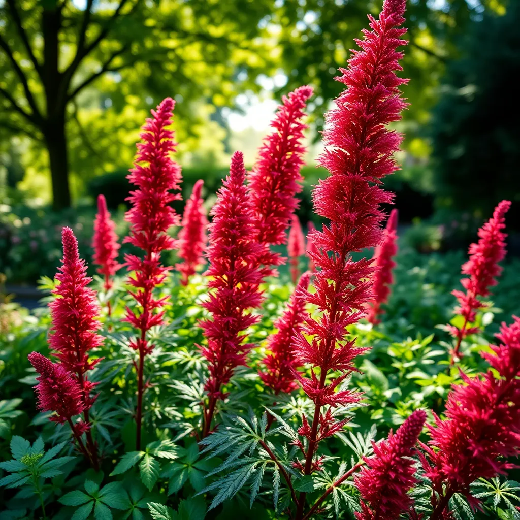 Astilbe 'Fanal' (Astilbe x arendsii 'Fanal')