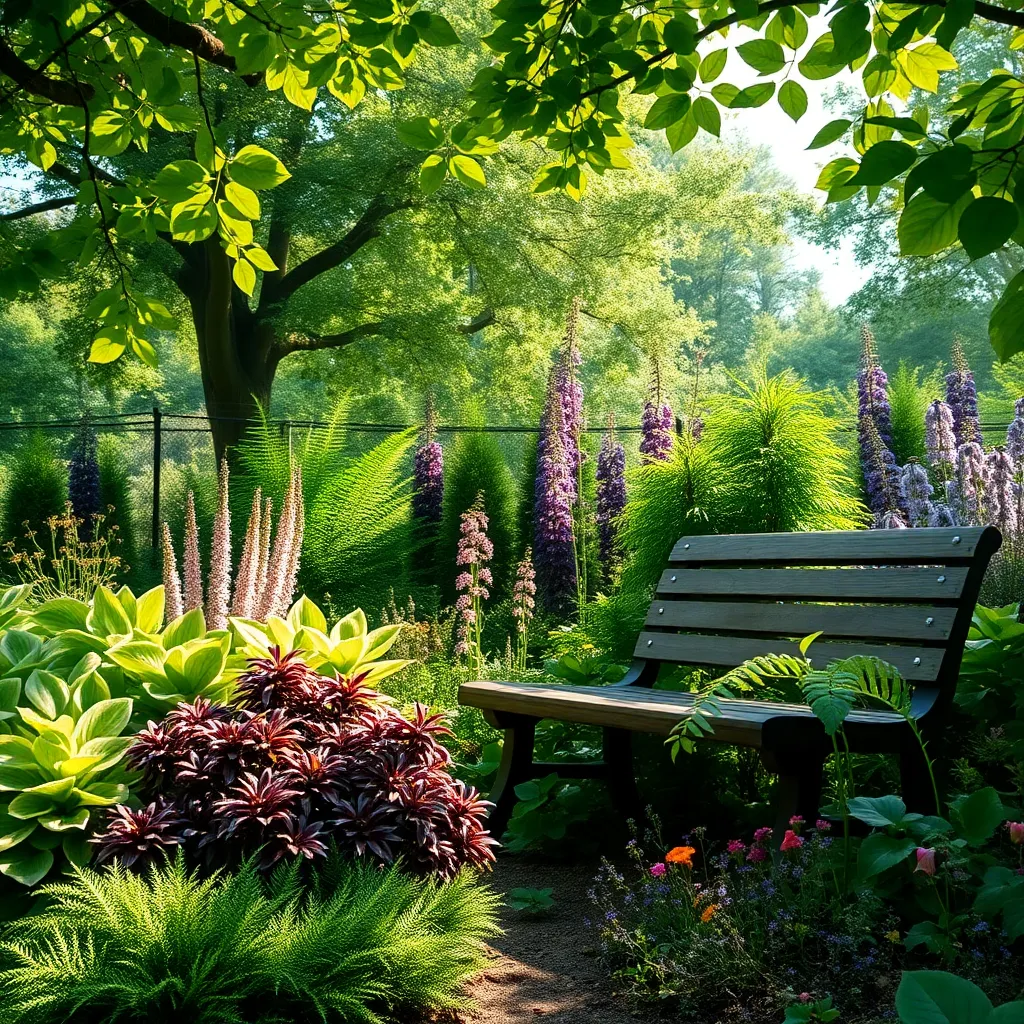 Designing a Shaded Perennial Garden