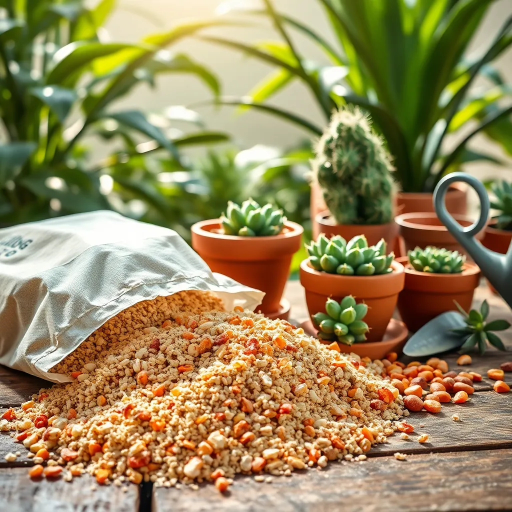 Prepare Cactus Potting Mix