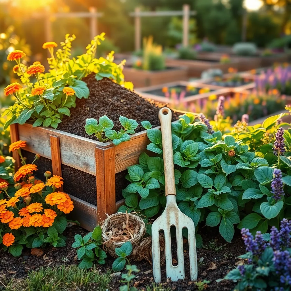 Compost Bins (Eco-Friendly Nutrient Boosters)