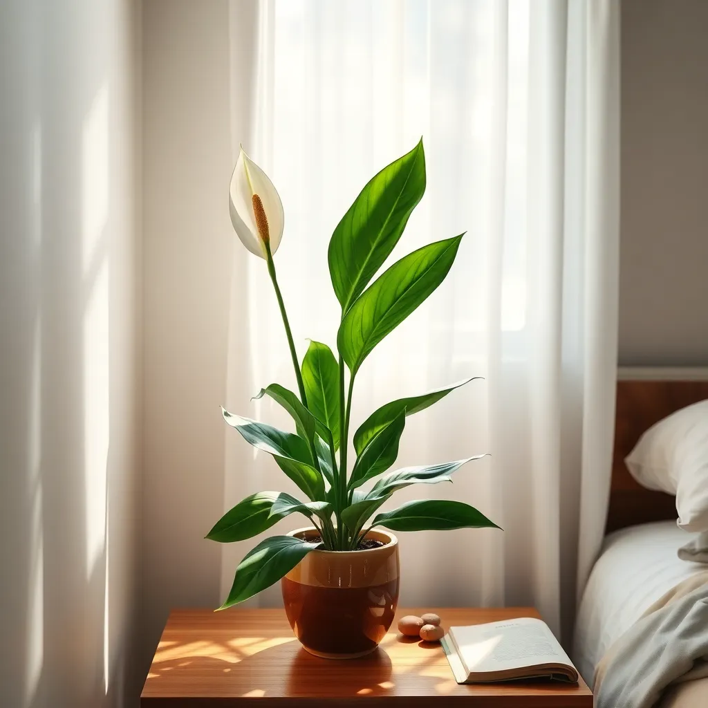 Peace Lily (Spathiphyllum wallisii)