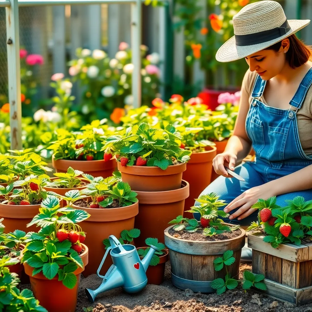 Plant Strawberries Correctly