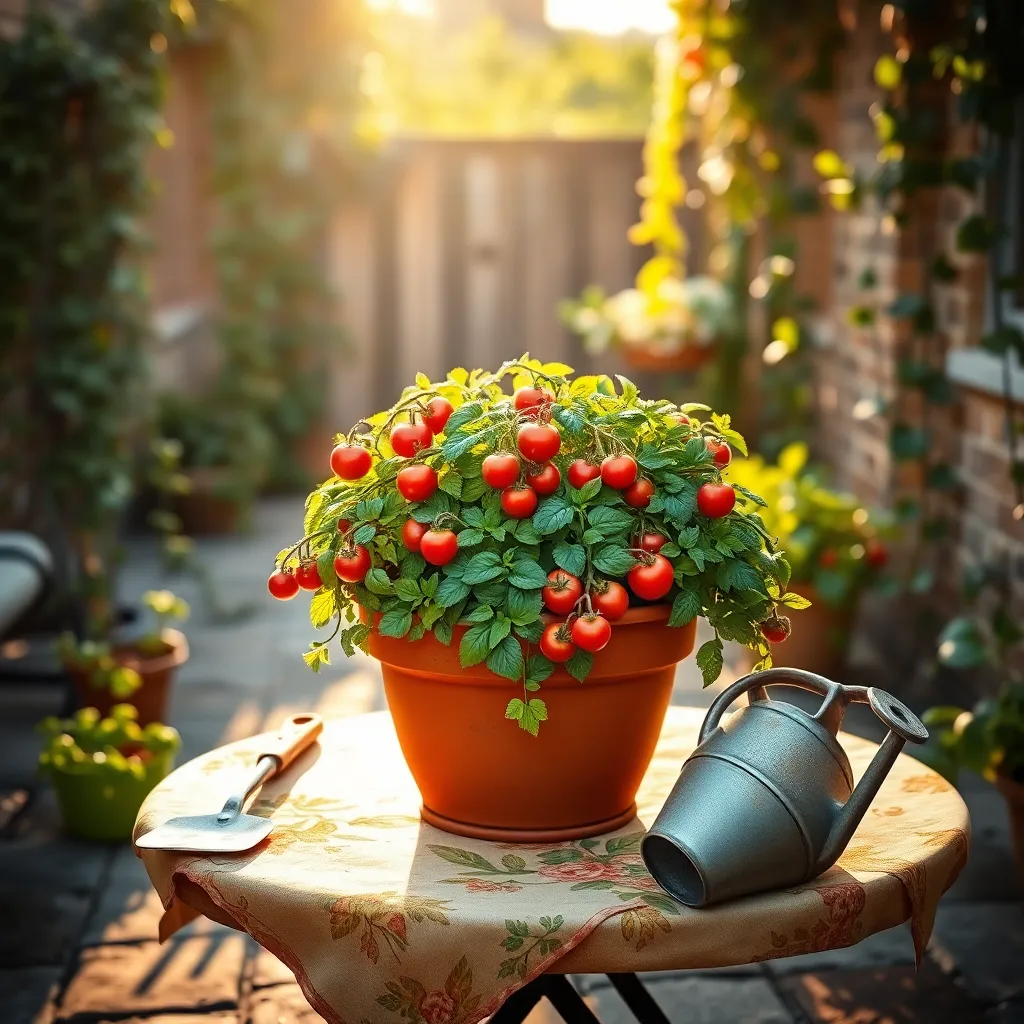 Patio Tomato 'Tiny Tim' (Bountiful Harvest)