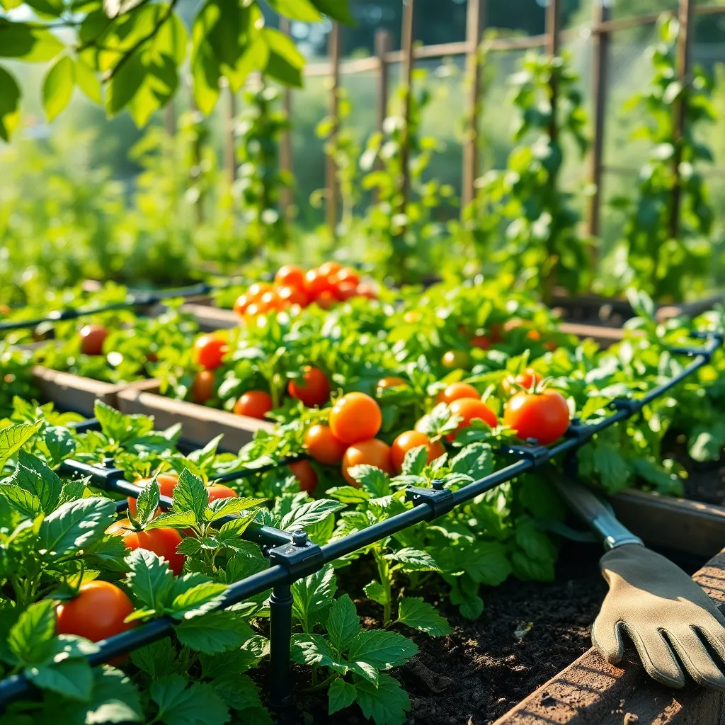 Install Efficient Drip Irrigation