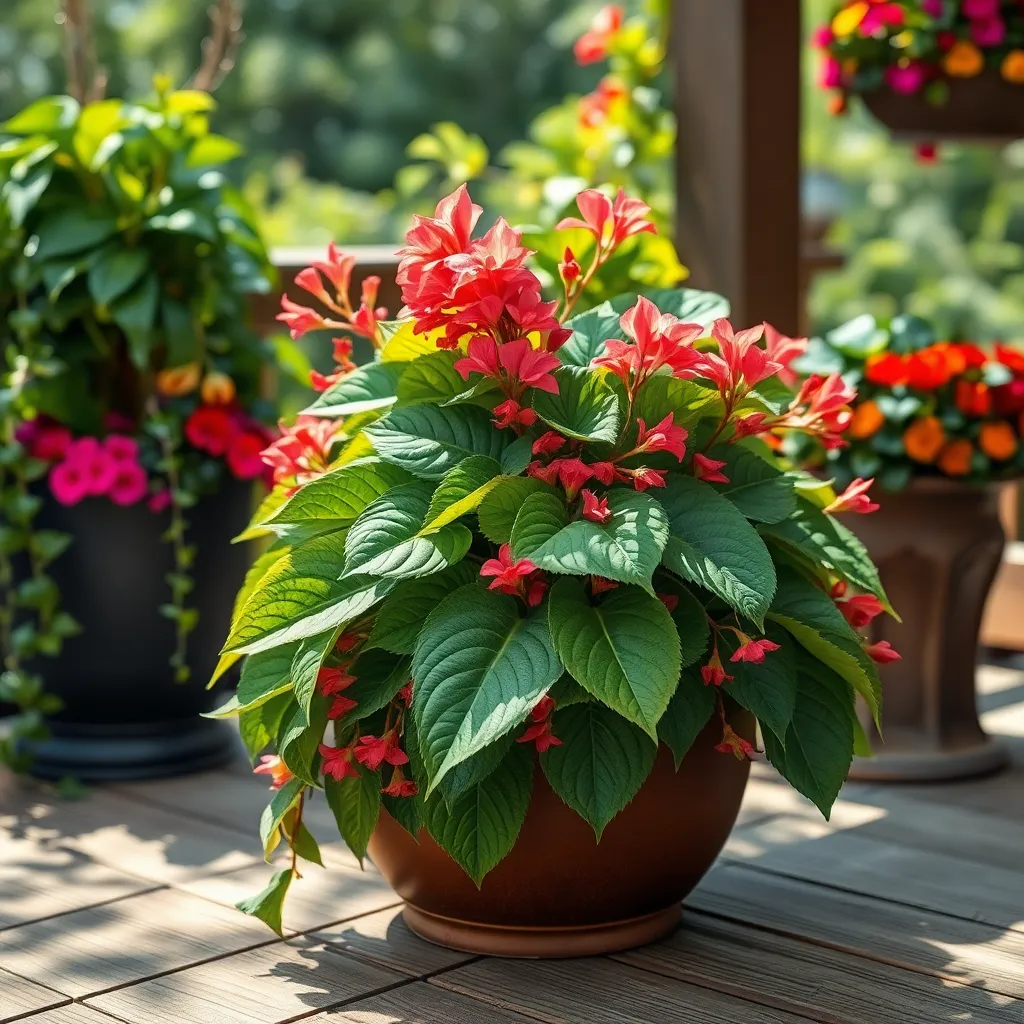 Begonia 'Dragon Wing' (Heat Tolerant Beauty)