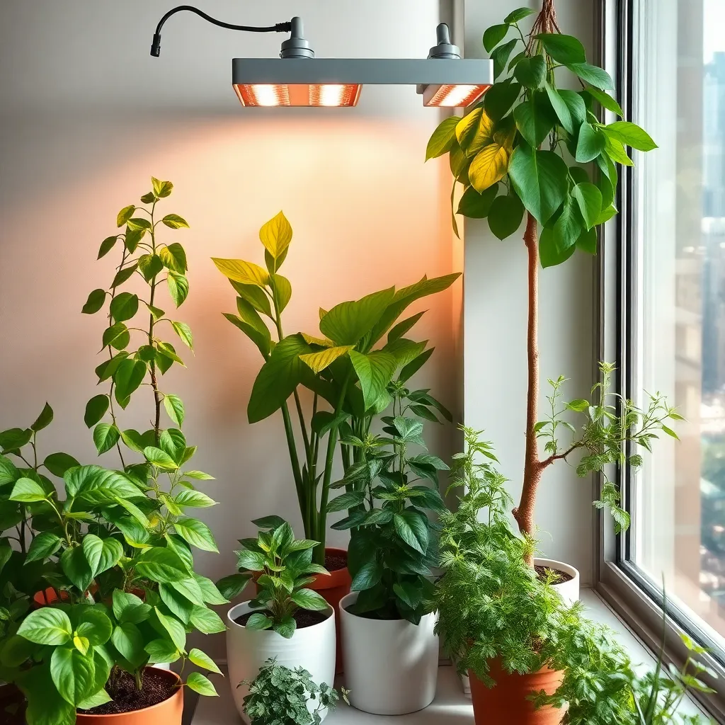 Compact Grow Lights (Indoor Plant Growth Boosters)