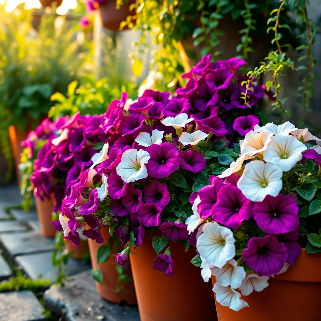Petunia 'Wave' Series (Spreading Color)