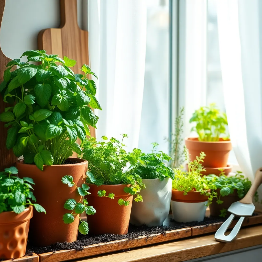 Create a Windowsill Herb Garden