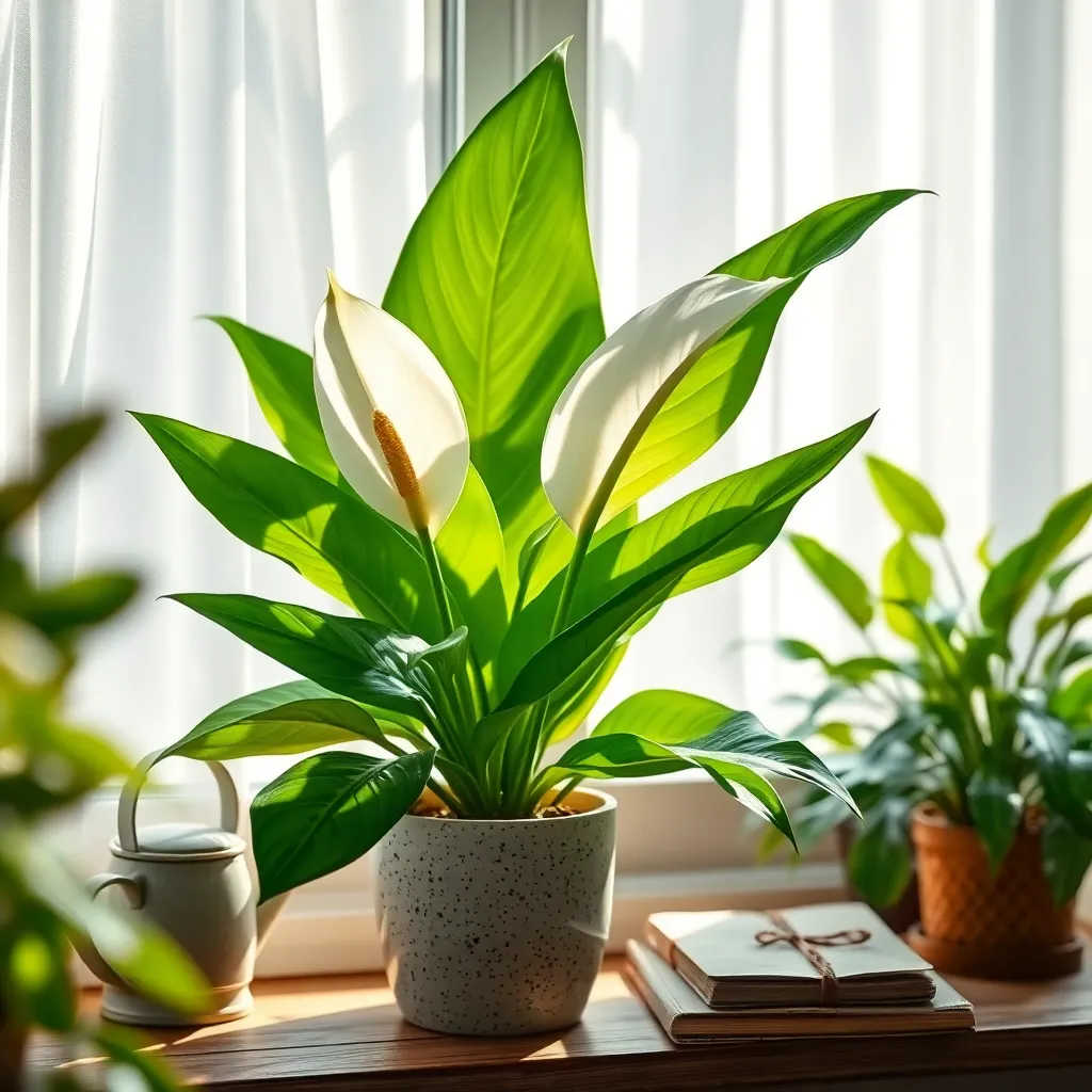 Peace Lily (Spathiphyllum wallisii)