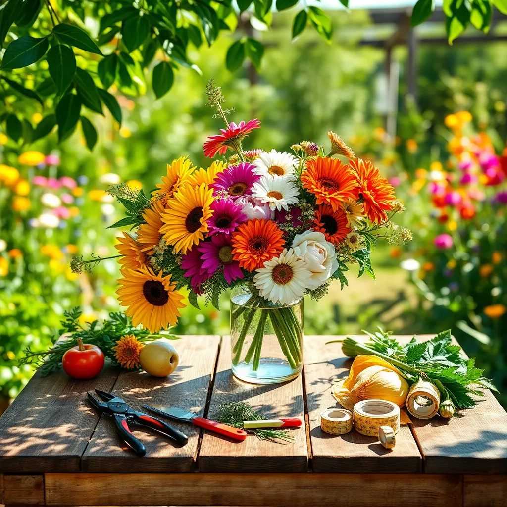 Basic Tools for Arranging Flowers