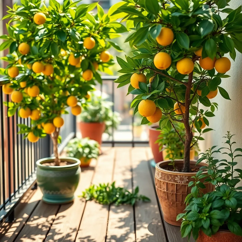 Dwarf Citrus Trees (Fragrant Fruits in Limited Space)