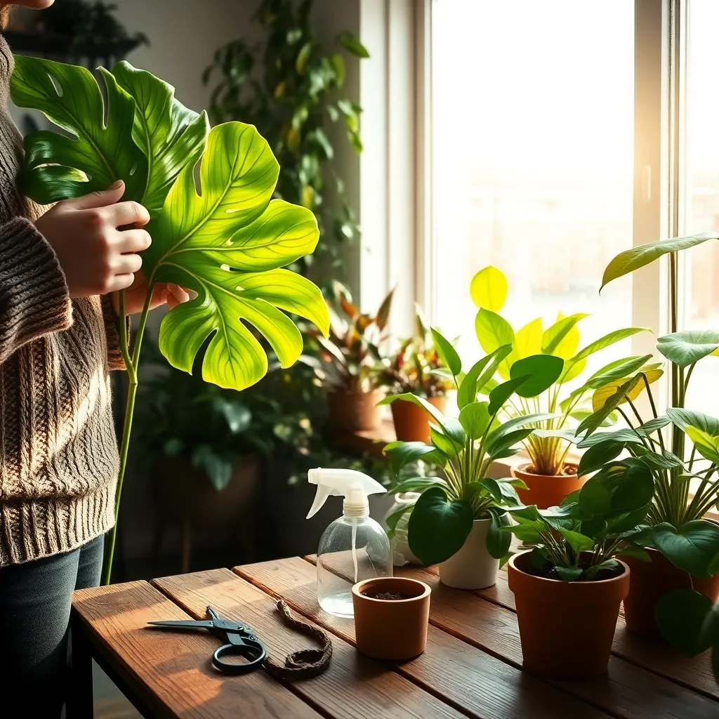Prune and Clean Foliage