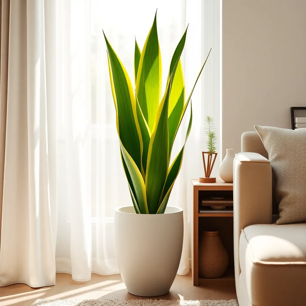 Snake Plant (Sansevieria trifasciata)