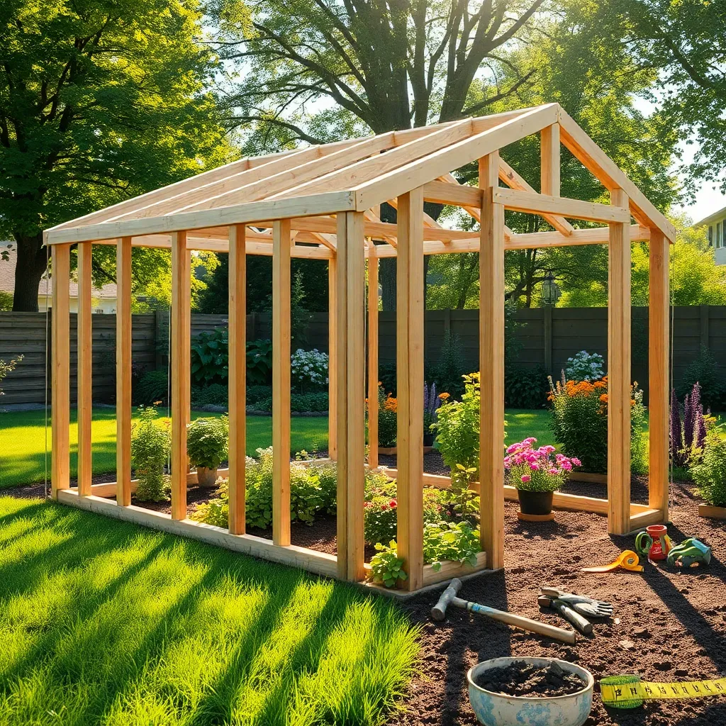 Construct the Greenhouse Frame
