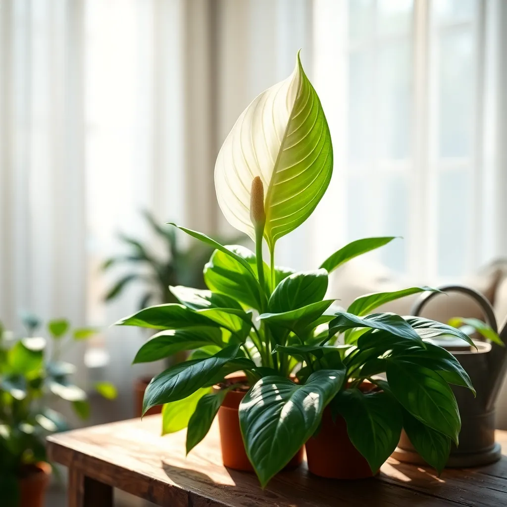 Peace Lily: Aesthetic and Efficient