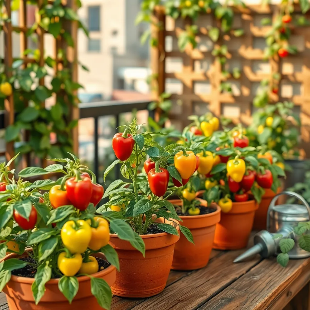 Select Compact Pepper Varieties