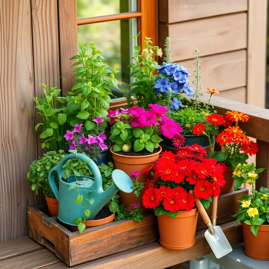 Opt for Compact Container Gardens