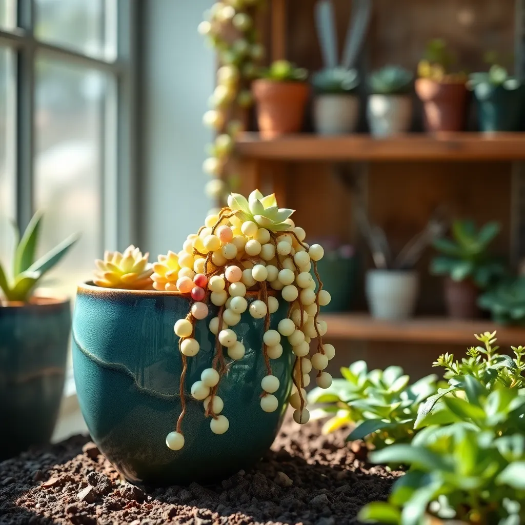 String of Pearls: Cascading Elegance